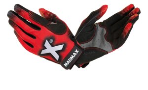 Рукавички для фітнесу MadMax MXG-101 X Gloves Black/Grey/Red L