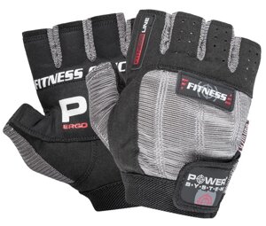 Рукавички для фітнесу Power System PS-2300 Fitness Grey/Black L