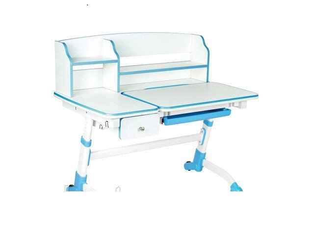 Дитячий стіл-трансформер Fun. Desk Amare II with drawer Blue - акції