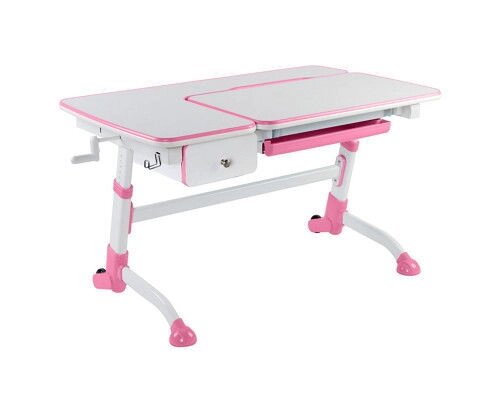 Дитячий стіл-трансформер Fun. Desk Amare with drawer Pink - особливості