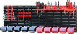 Панель для інструментів Kistenberg 115*39 см +10 контейнерів із кришками