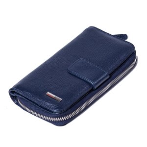 Жіночий гаманець BUTUN 636-004-034 шкіряний синій