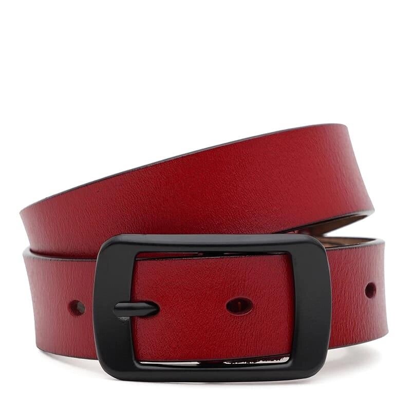 Жіночий шкіряний ремінь Borsa Leather CV1ZK-001r-red від компанії Інтернет магазин "DOST ZAKUPKA" - фото 1
