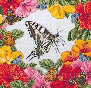 01225 "Весняні метелики (Spring Butterflies) ANCHOR MAIA. Набір для вишивання ниткою