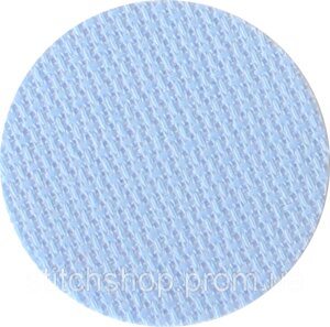 3793/503 Канва Fein-Aida 18/70 Zweigart, блакитний, ширина — 110 см, тканина для вишивання.