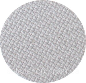 3793/705 Канва Fein-Aida 18/70 Zweigart, перлинно-сірий, ширина — 110 см, тканина для вишивання.