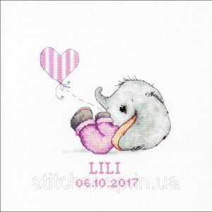 B1133 Baby girl. Luca-S. Набір для вишивання нитками