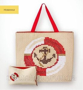 BAG004 Якір (червоний). Luca-S. Набір для вишивання нитками