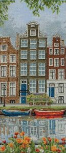 PCE0814 "Амстердамська вулиця (Amsterdam Street Scene) ANCHOR. Набір для вишивання ниткою