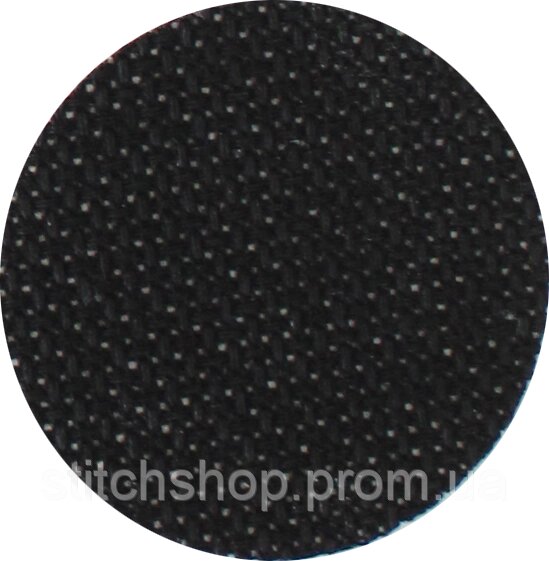 3793/720 Канва Fein-Aida 18/70 Zweigart, чорний, ширина — 110 см, тканина для вишивання. - гарантія