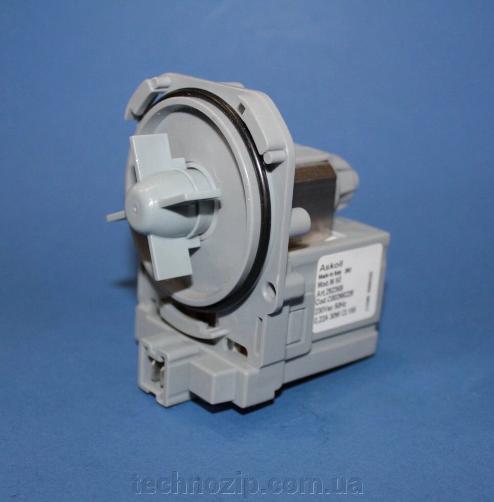 Насос для пральної машини Bosch, Siemens 292075 ( на 3 засувки )  Askoll M50 RC0036 30W від компанії ТЕХНОЗІП - запчастини для побутової техніки з доставкою повсій Україні - фото 1