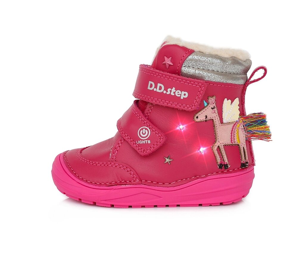Черевики для дівчаток з led елементами від компанії Інтернет-магазин дитячого взуття DDShop - фото 1