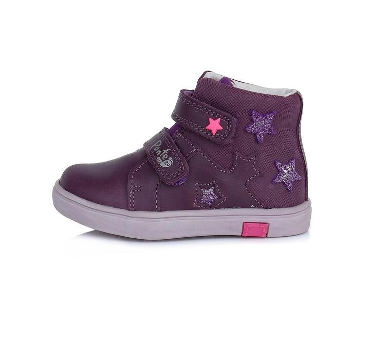 Шкіряні черевики для дівчинки від компанії Інтернет-магазин дитячого взуття DDShop - фото 1