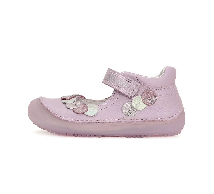Шкіряні туфлі для дівчат BAREFOOT від компанії Інтернет-магазин дитячого взуття DDShop - фото 1