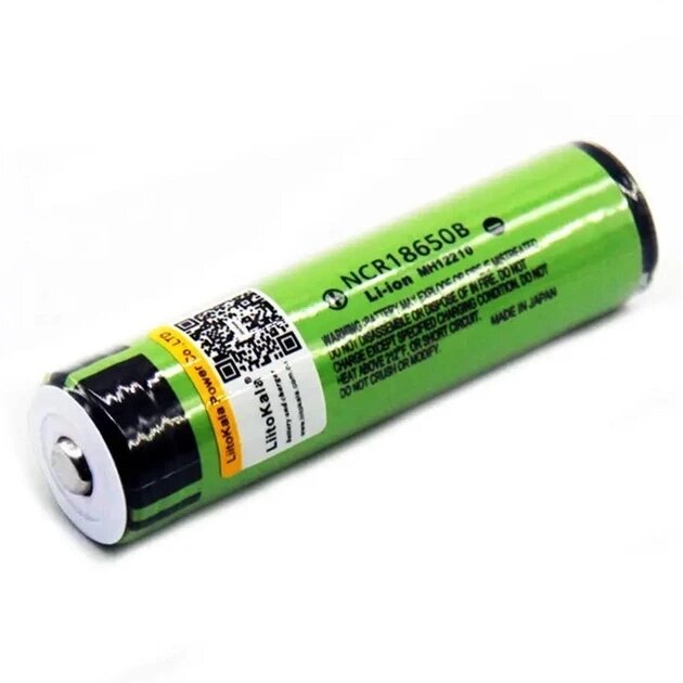 Акумулятор 18650 LiitoKala NCR 34B-PCB 3400mAh із захистом від компанії Інтернет магазин "ВАШ БАЗАР" - потрібні і оригінальні товари! - фото 1