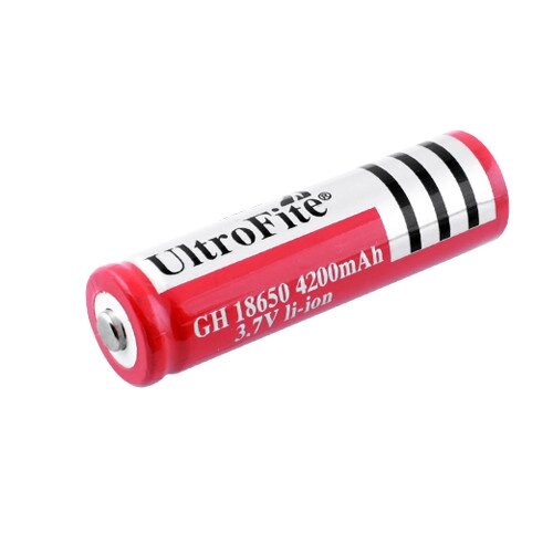 Акумулятор 18650, Ultro Fite, 800mAh, червоний від компанії Інтернет магазин "ВАШ БАЗАР" - потрібні і оригінальні товари! - фото 1