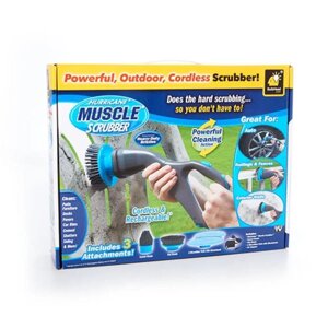 Бездротова щітка для збирання Hurricane Muscle Scrubber 4в1