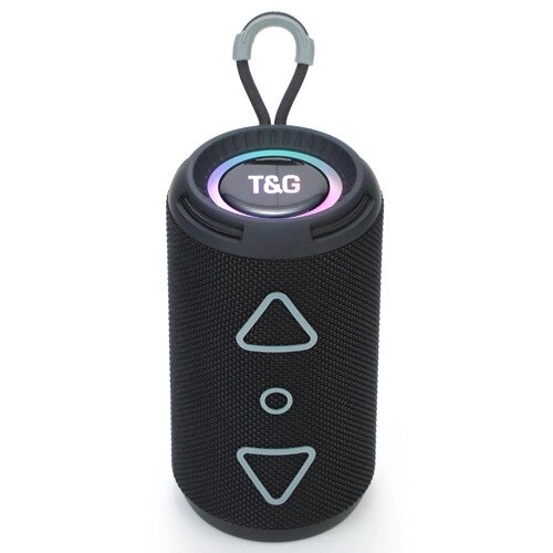 Bluetooth-колонка TG656 з RGB ПІДСВІЧУВАННЯМ, speakerphone, радіо, black від компанії Інтернет магазин "ВАШ БАЗАР" - потрібні і оригінальні товари! - фото 1