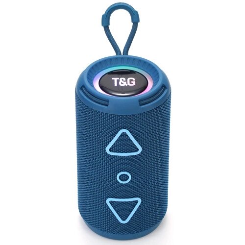 Bluetooth-колонка TG656 з RGB ПІДСВІЧУВАННЯМ, speakerphone, радіо, blue від компанії Інтернет магазин "ВАШ БАЗАР" - потрібні і оригінальні товари! - фото 1