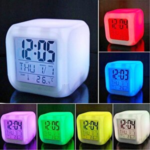 Годинник нічник хамелеон COLOR changing CLOCK