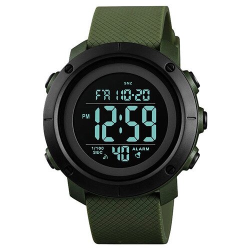 Годинник наручний 1426AGBK SKMEI, ARMY GREEN-BLACK, ABS RING від компанії Інтернет магазин "ВАШ БАЗАР" - потрібні і оригінальні товари! - фото 1