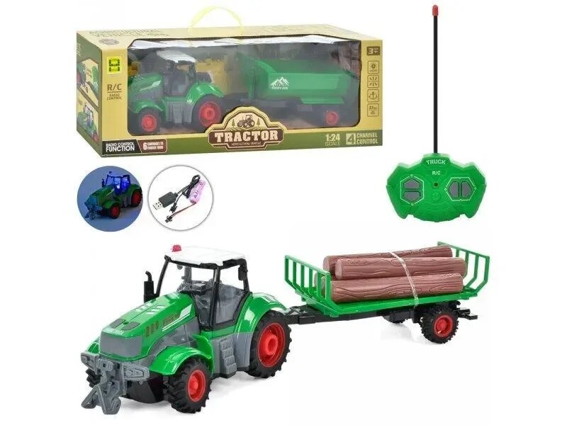 Іграшковий трактор на радіокеруванні М091-472 від компанії Інтернет магазин "ВАШ БАЗАР" - потрібні і оригінальні товари! - фото 1