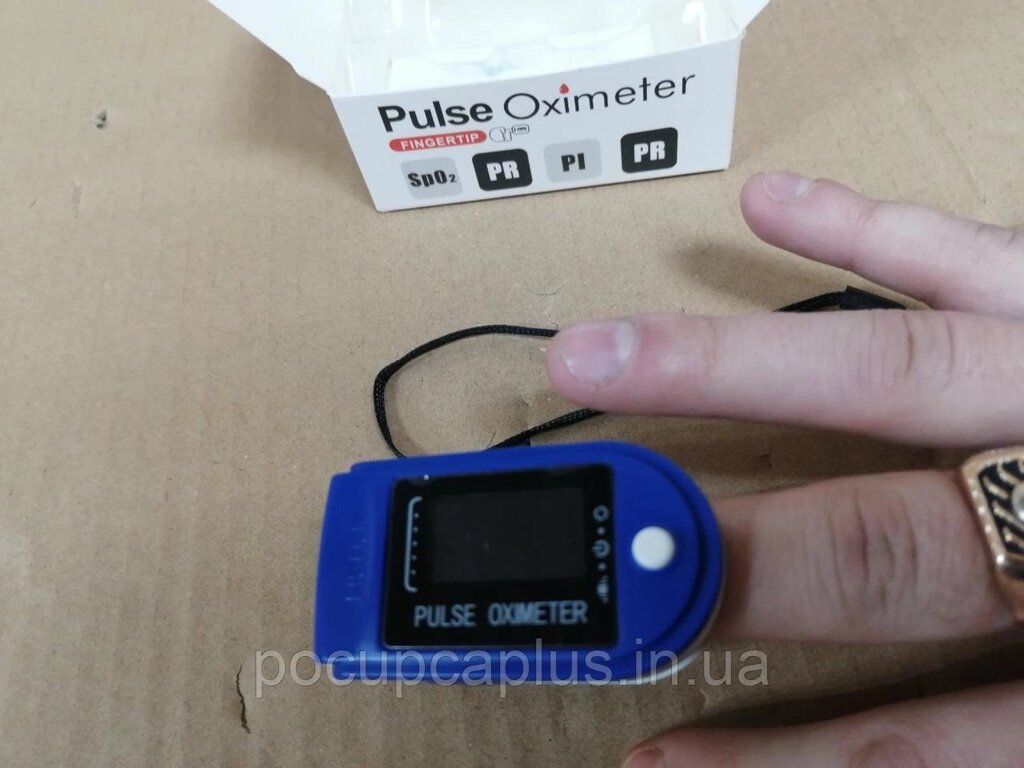 Кишеньковий оксиметр пульсоксиметр на палець безпровідний Fingertip Pulse Oximet Пульсометр для вимірювання пульсу від компанії Інтернет магазин "ВАШ БАЗАР" - потрібні і оригінальні товари! - фото 1