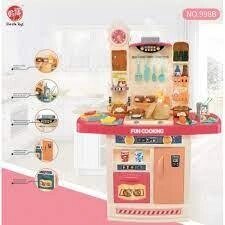 Кухня Kids Kitchen 998B висота 100 см духовка плита мийка (ллється вода) посуд продукти від компанії Інтернет магазин "ВАШ БАЗАР" - потрібні і оригінальні товари! - фото 1