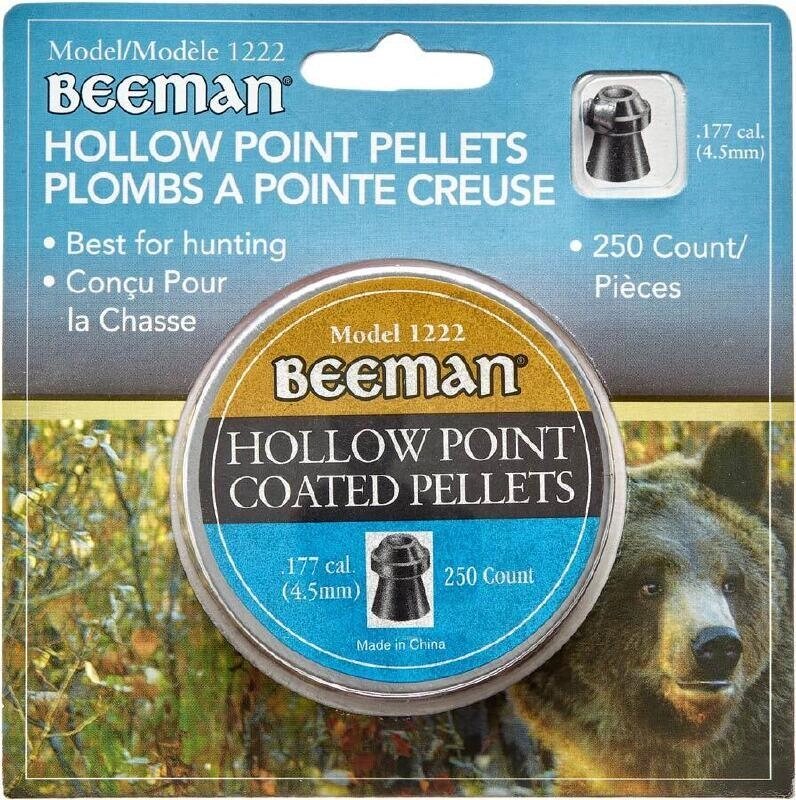 Кулі Beeman Hollow Point 4.5 мм, 0.47 г, 250 шт. використовуються гвинтівками потужністю до 305 м/c від компанії Інтернет магазин "ВАШ БАЗАР" - потрібні і оригінальні товари! - фото 1