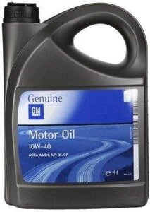 Моторне масло General Motors Dexos2 10W-40, 5л