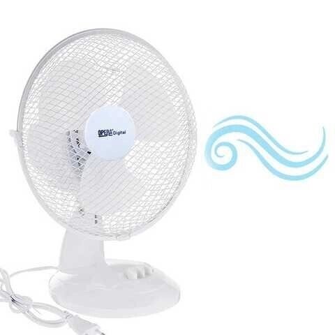 Настільний побутової вентилятор від мережі Opera Digital Table Fan OD-0312 на 3 швидкості 12 дюймів від компанії Інтернет магазин "ВАШ БАЗАР" - потрібні і оригінальні товари! - фото 1