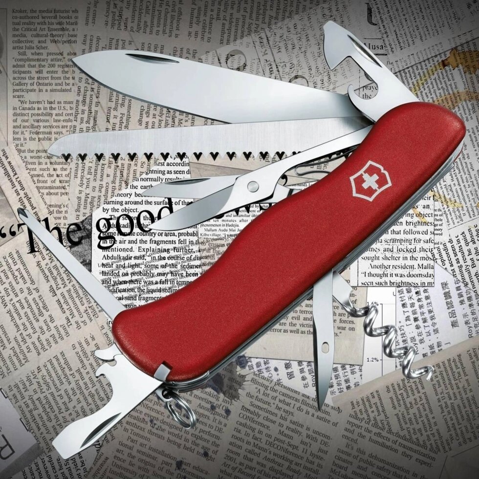 Ніж багатофункціональний з фіксуючим замком Victorinox 0.9023 Outrider від компанії Інтернет магазин "ВАШ БАЗАР" - потрібні і оригінальні товари! - фото 1