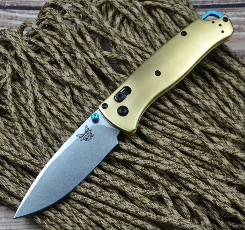 Ніж Benchmade 535 Bugout d2 bronze від компанії Інтернет магазин "ВАШ БАЗАР" - потрібні і оригінальні товари! - фото 1