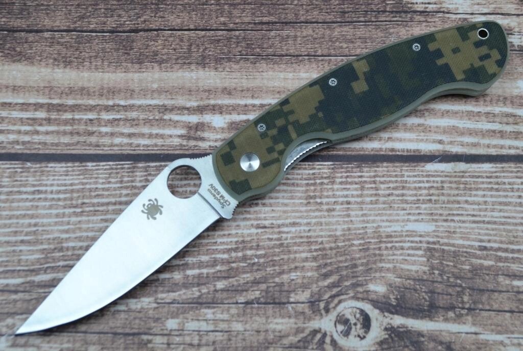 Ніж Spyderco Military camo від компанії Інтернет магазин "ВАШ БАЗАР" - потрібні і оригінальні товари! - фото 1