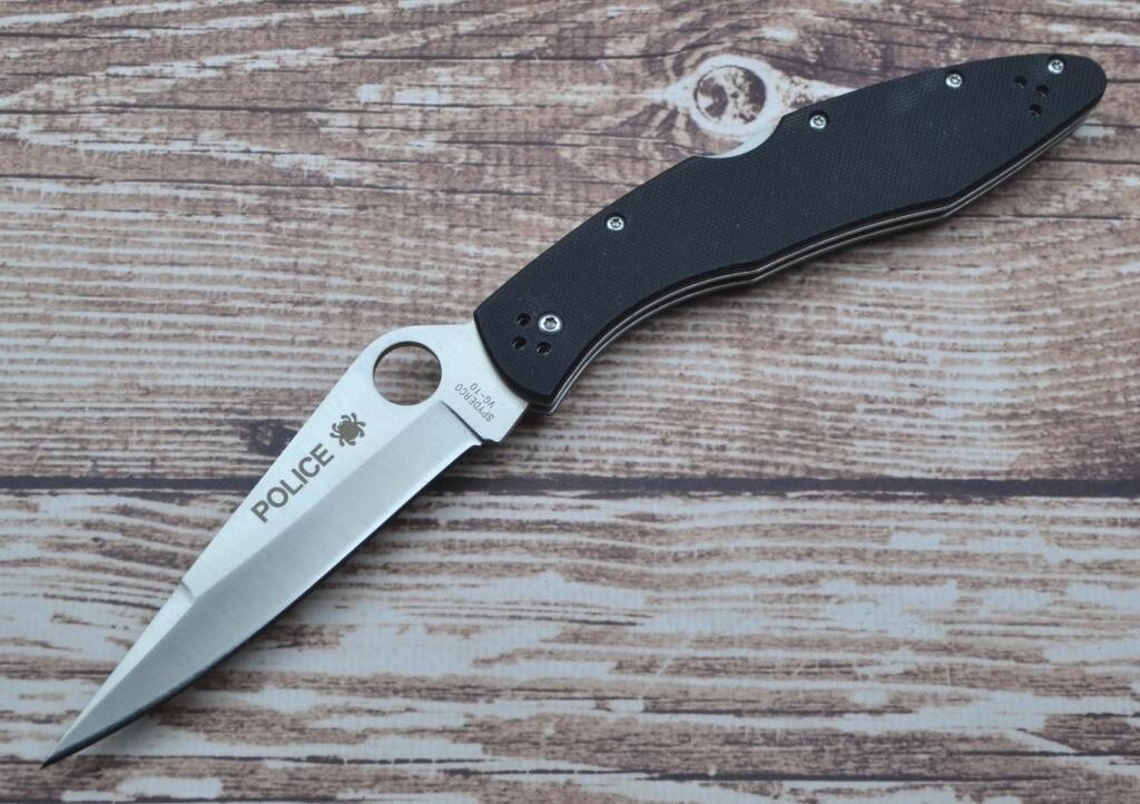 Ніж Spyderco Police g10 від компанії Інтернет магазин "ВАШ БАЗАР" - потрібні і оригінальні товари! - фото 1