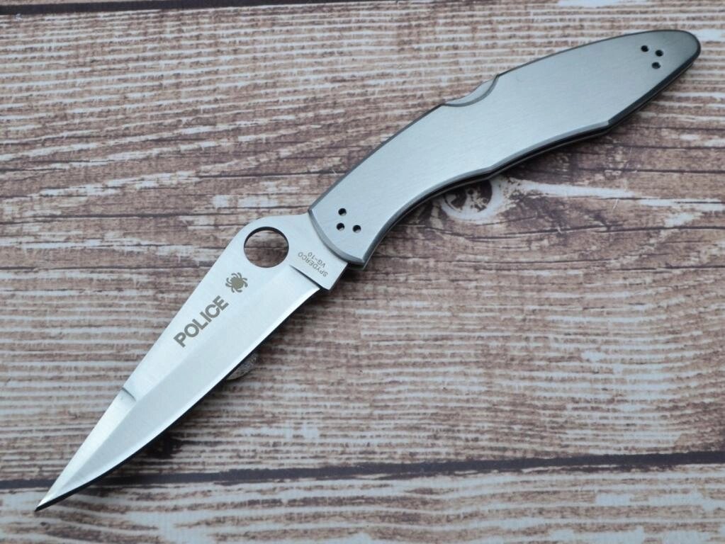 Ніж Spyderco Police steel від компанії Інтернет магазин "ВАШ БАЗАР" - потрібні і оригінальні товари! - фото 1