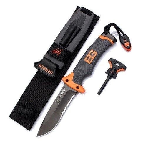 Нож Gerber Bear Grylls Ultimate Pro Fixed Blade, +огниво від компанії Інтернет магазин "ВАШ БАЗАР" - потрібні і оригінальні товари! - фото 1