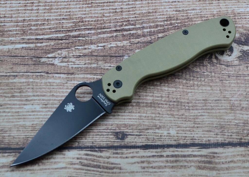 Нож Spyderco Para-Military black desert china від компанії Інтернет магазин "ВАШ БАЗАР" - потрібні і оригінальні товари! - фото 1