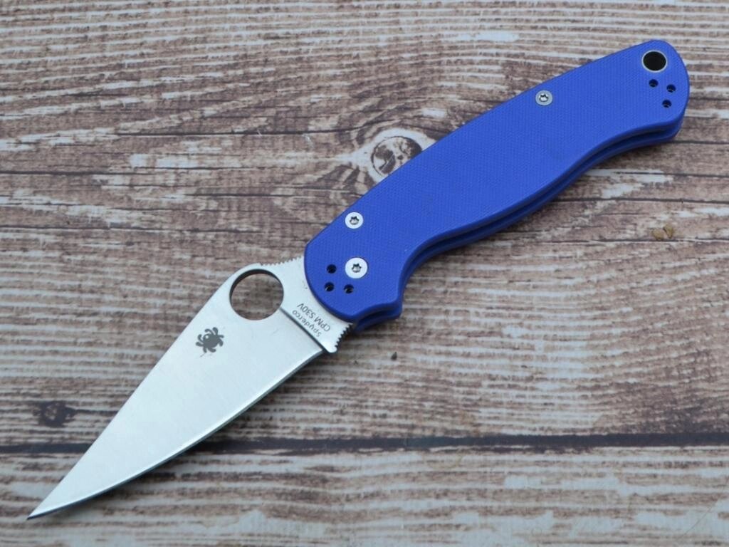 Нож Spyderco Para-Military Indigo china від компанії Інтернет магазин "ВАШ БАЗАР" - потрібні і оригінальні товари! - фото 1