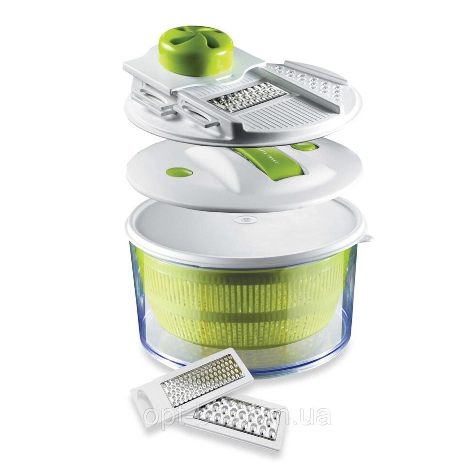 Овочерізка Salad Spinner mandoline slicer 4 in 1 від компанії Інтернет магазин "ВАШ БАЗАР" - потрібні і оригінальні товари! - фото 1