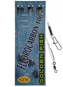 Набір повідців FLUOROCARBON Briz fish. *0,60 мм. Дліна: 20см, 25см, 30см - 35кg. 24шт