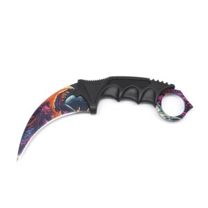 Ніж Karambit керамбит з фіксованим лезом CS: GO Дракон