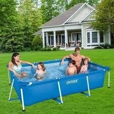 Intex 28271 каркасний басейн 260 x 160 x 65 см Rectangular Frame Pool