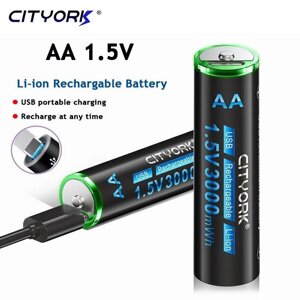 Аккумулятор AA Cityork 1.5v 3000mwh