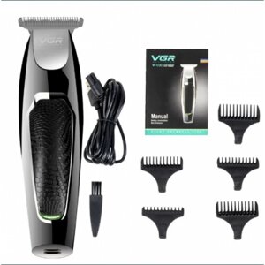Професійна акумуляторна машинка для стриження волосся 5 насадок стриження VGR Navigator Professional V-030