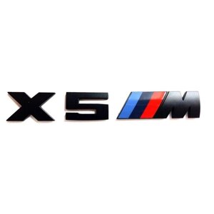 Шильдик на багажник для BMW X5M чорний