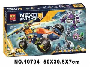 Конструктор Bela "Nexo Knights" (10704). "Ведехід 014" 4x4, 614 деталей. Розмір: 50 х 30.5 х 7 см