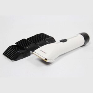 Машинка для стриження Promotec PM 363, акумуляторна для волосся, з індикатором заряду, керамічні ножі