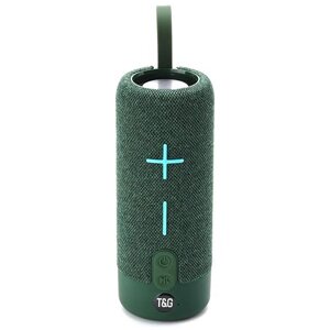 Портативна колонка TG619C з підсвіткою функцією speakerphone, радіо green