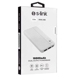 Зовнішній акумулятор Power Bank S-Link 10000 mAh